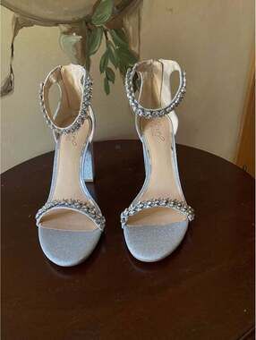 Jewel Badgley Mischka Mayra Ankle Strap Evening Shoe